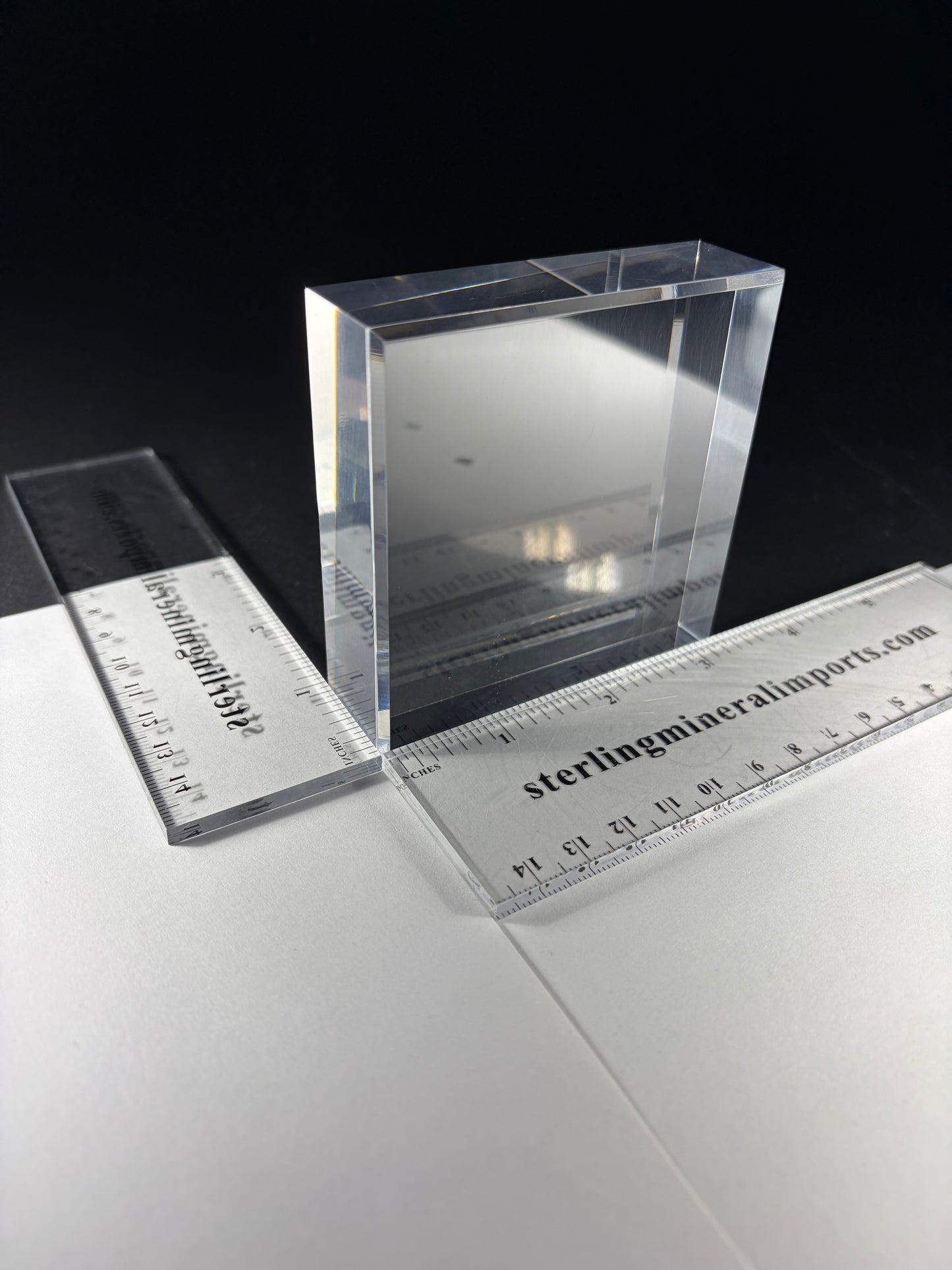 3.25x3.25x1 Acrylic Block