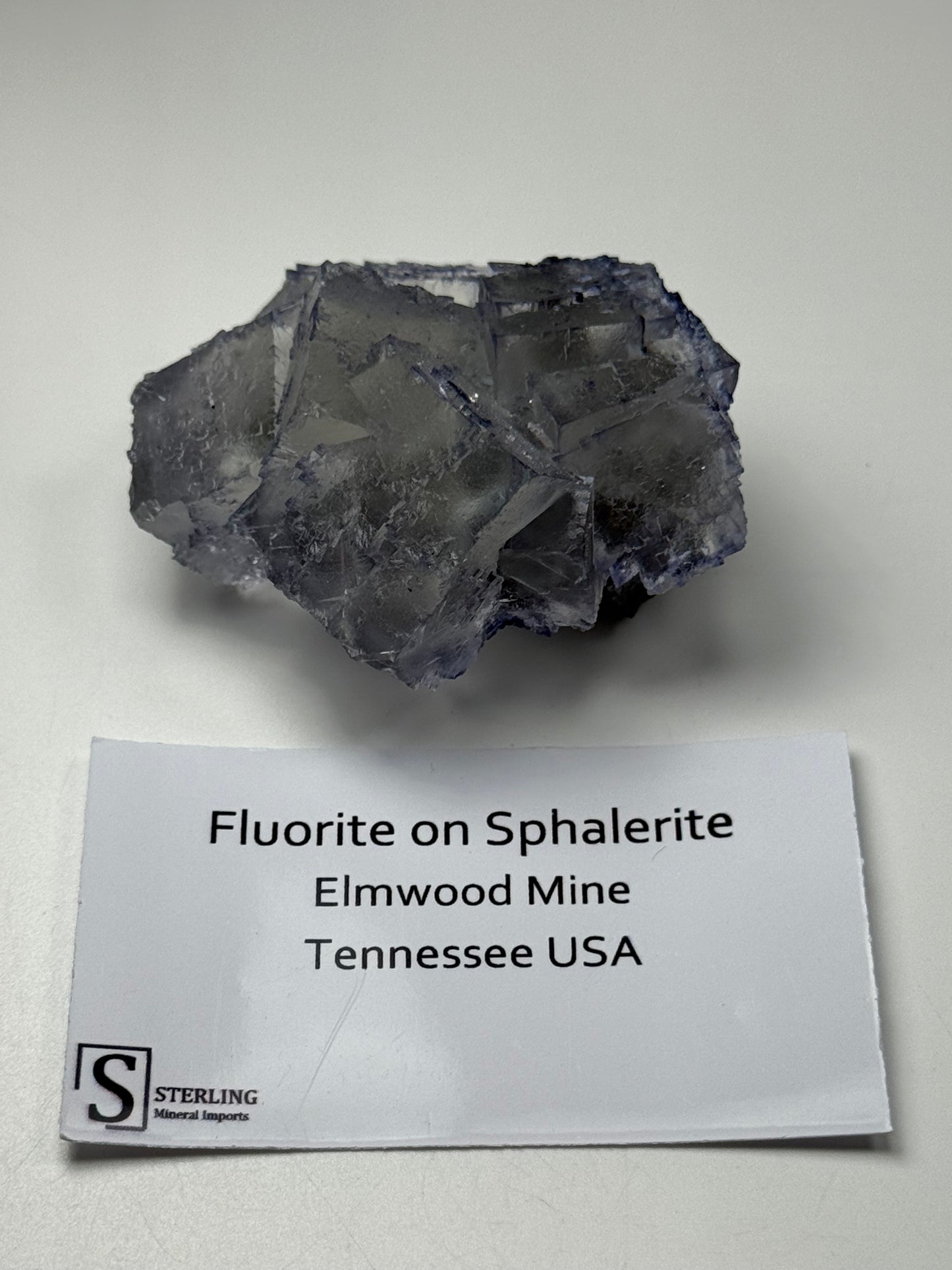 Fluorite on Sphalerite