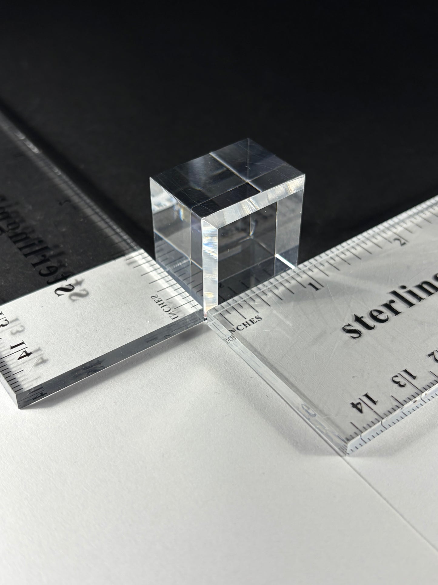 1x1x0.75 Acrylic Block