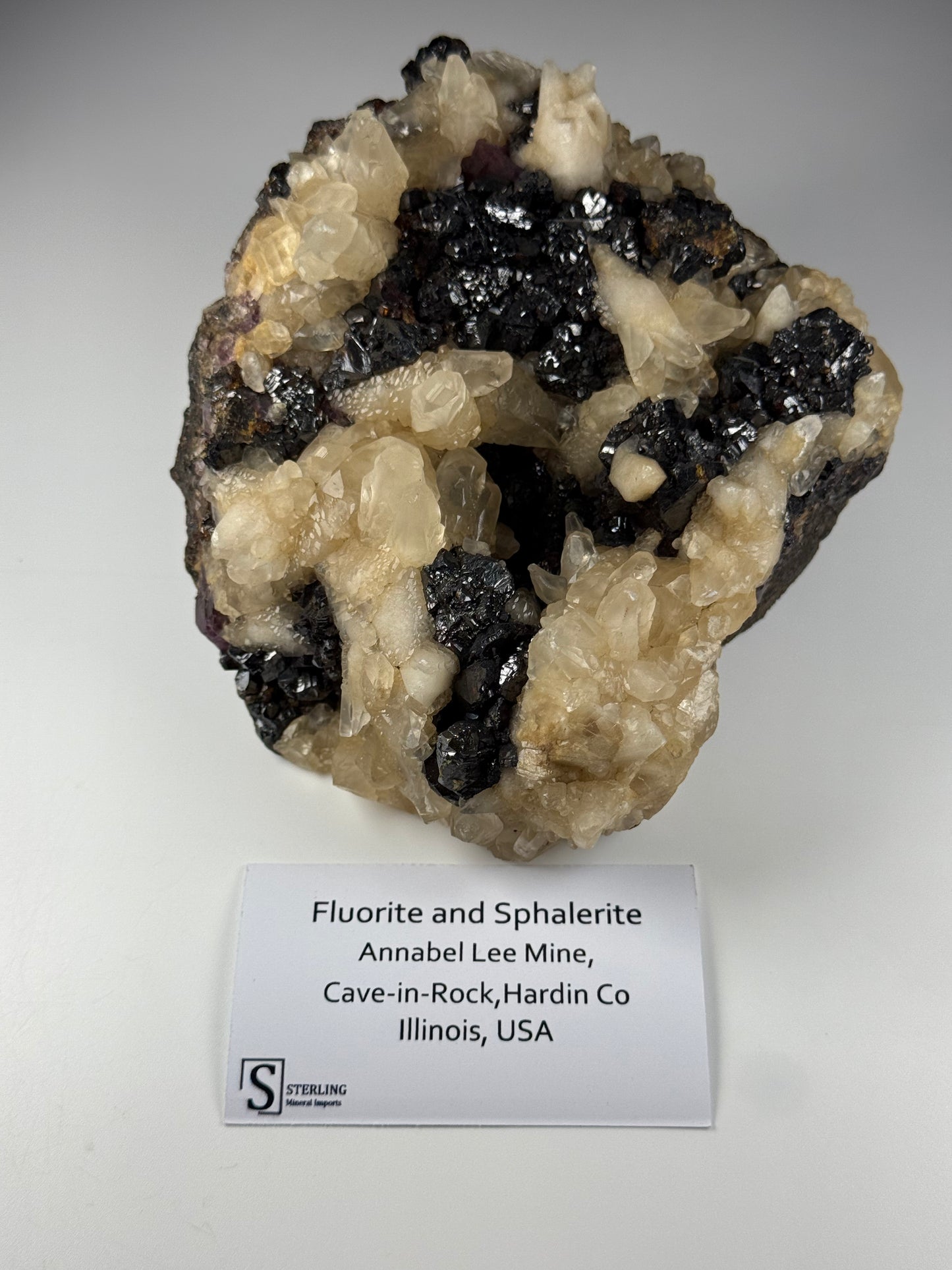 Fluorite and Sphalerite