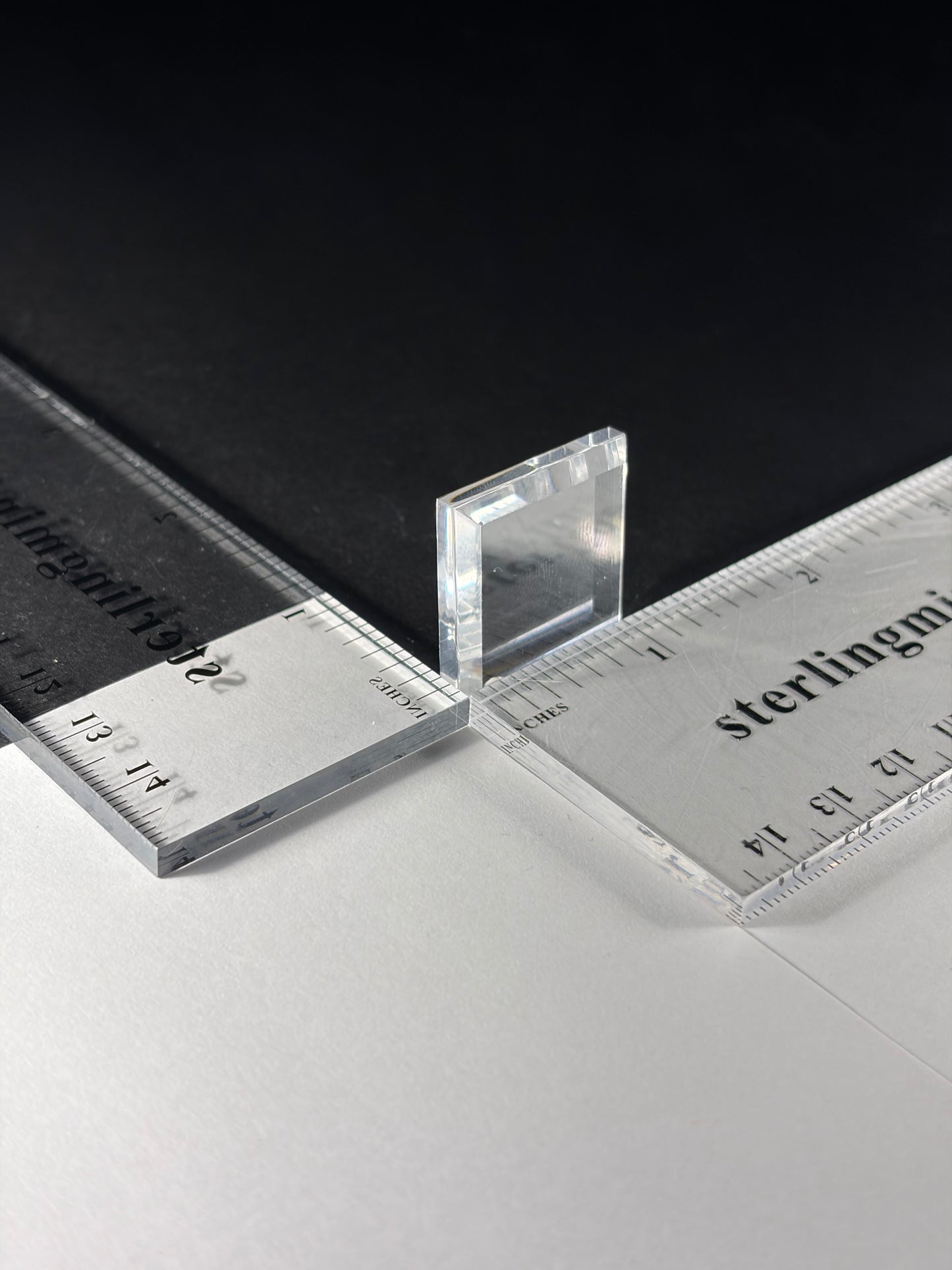 1x1x0.25 Acrylic Block