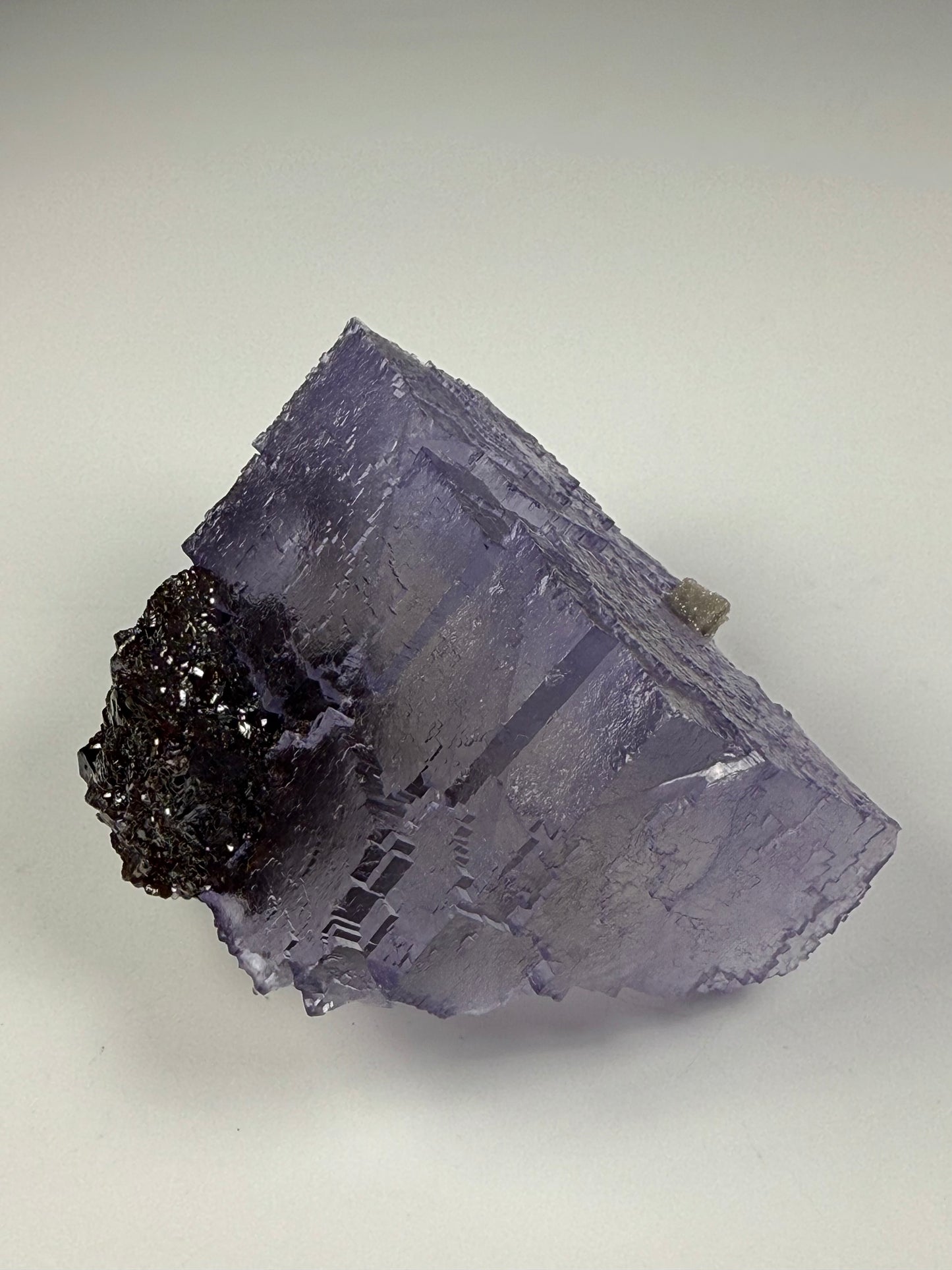 Fluorite on Sphalerite
