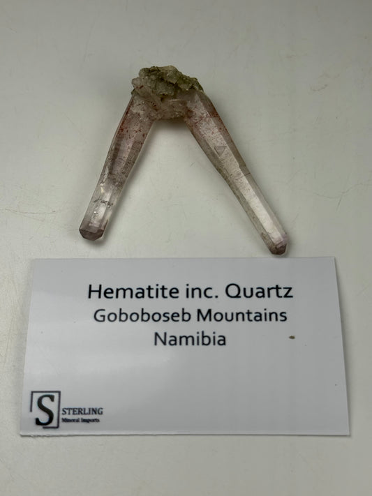Hematite inc. Quartz