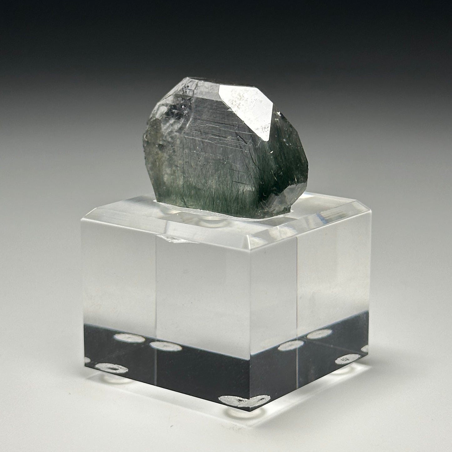 Byssolite included Fluorapatite