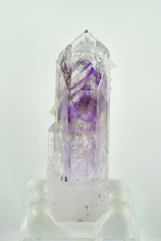 Amethyst w/ Analcime on Custom Stand