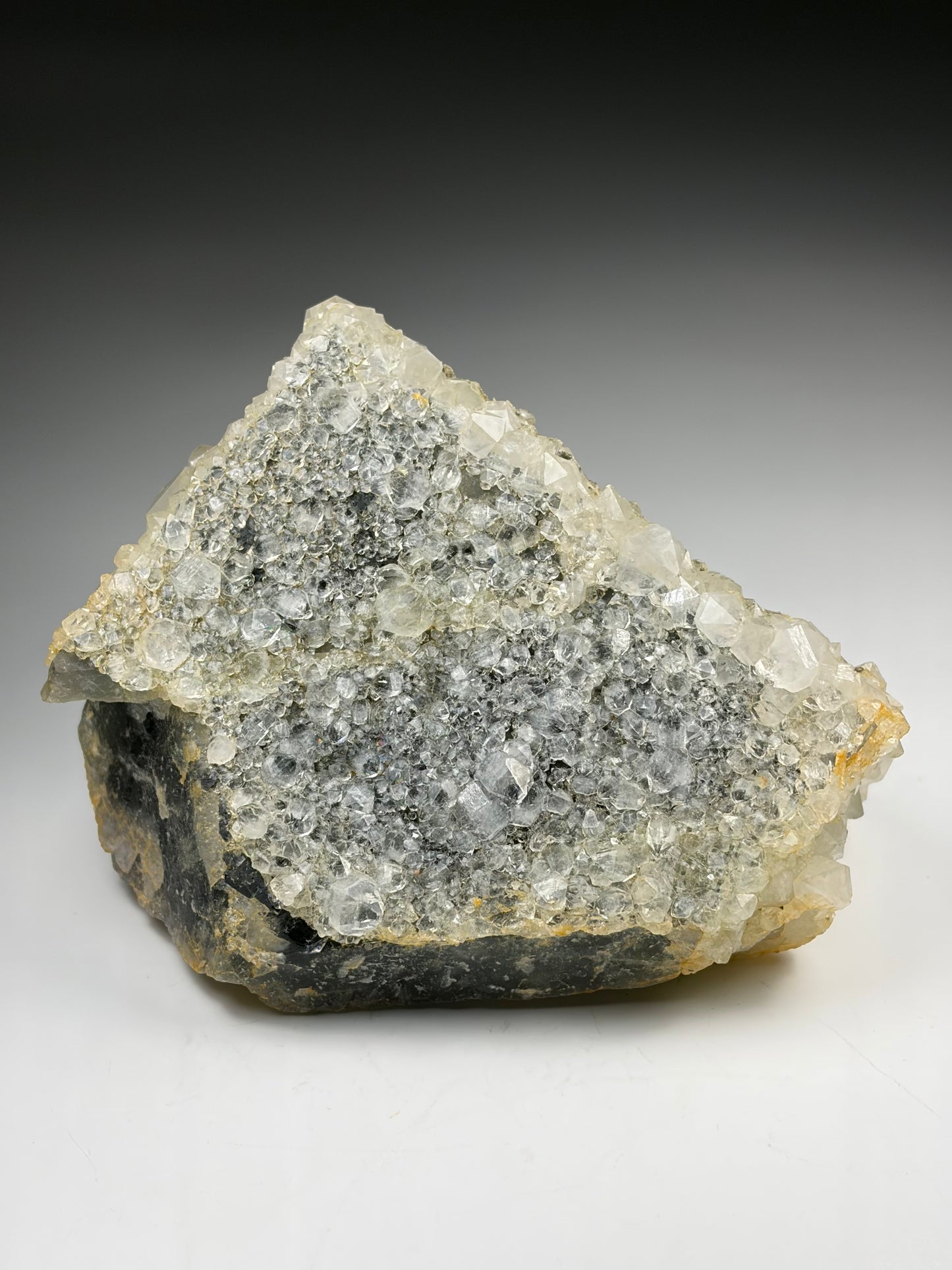 Quartz over Fluorite