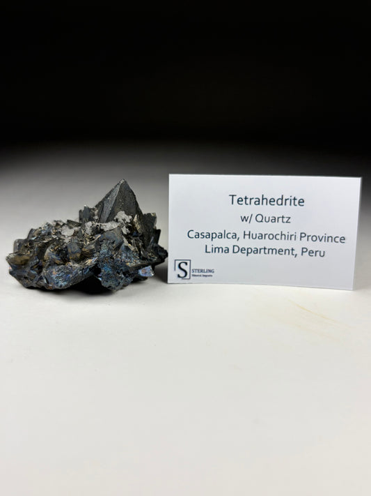 Tetrahedrite w/ Quartz