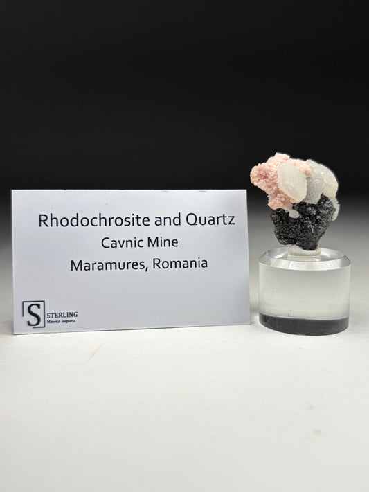 Rhodochrosite and Quartz
