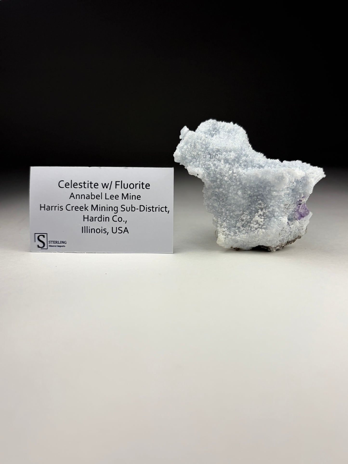 Celestite w/ Fluorite