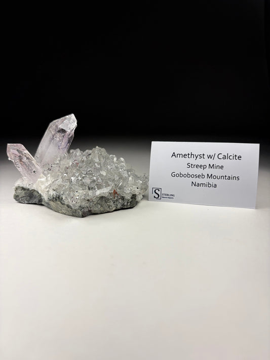 Amethyst w/ Calcite