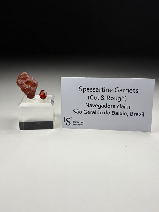 Spessartine Garnets-Cut & Rough