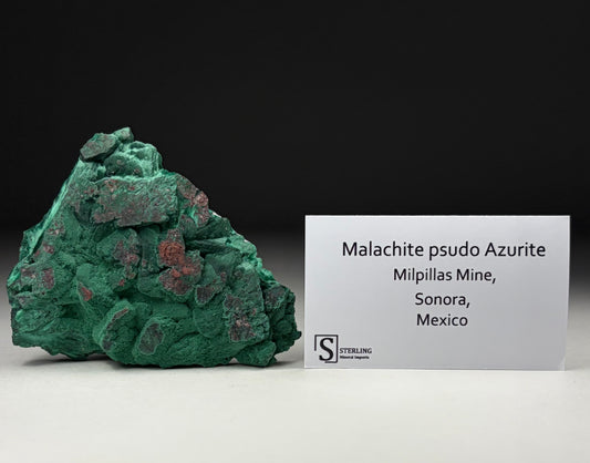 Malachite pseudo Azurite