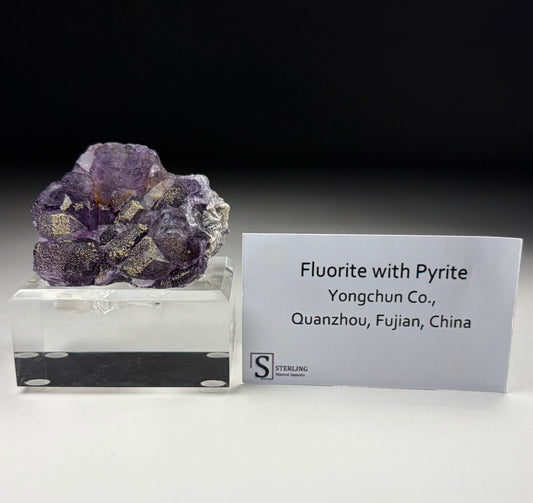 Fluorite with Pyrite
