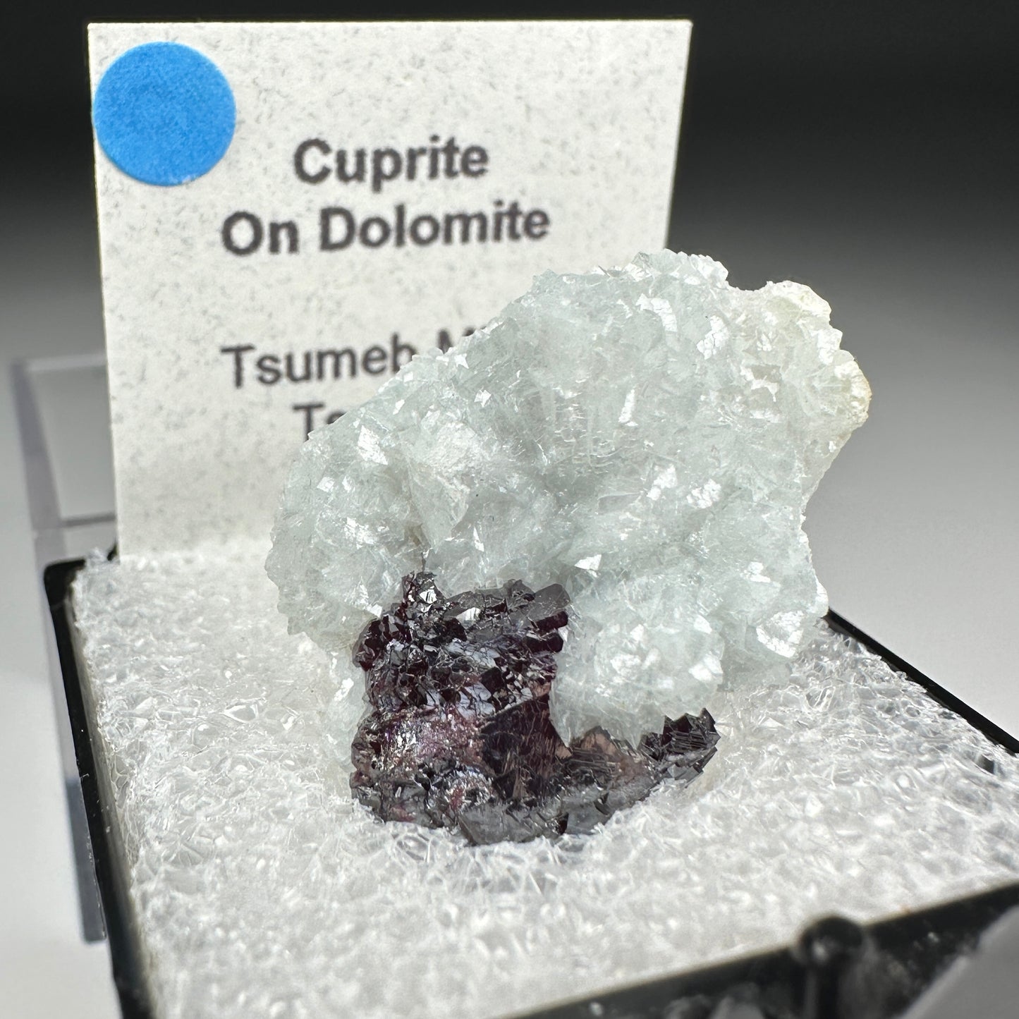 Cuprite on Dolomite