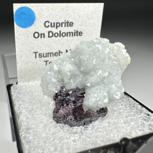 Cuprite on Dolomite