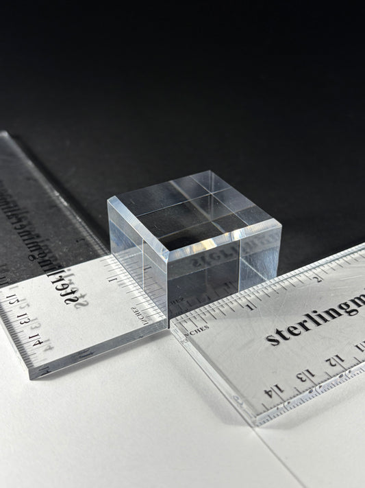 1.5x1.5x1 Acrylic Block