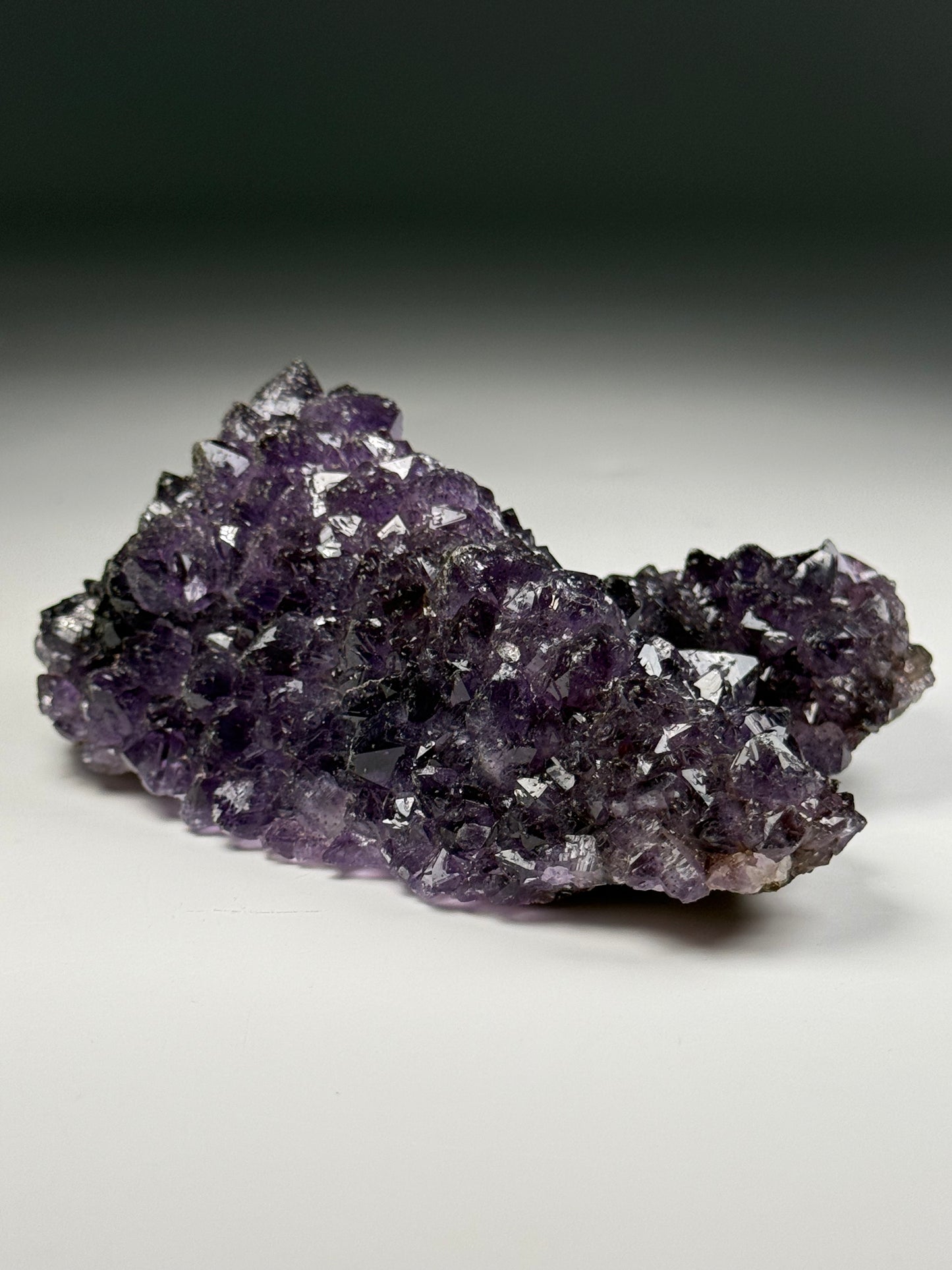 Amethyst on Fluorite