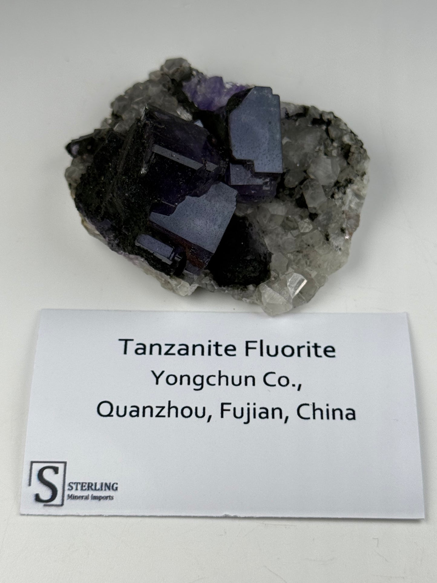 Tanzanite Fluorite