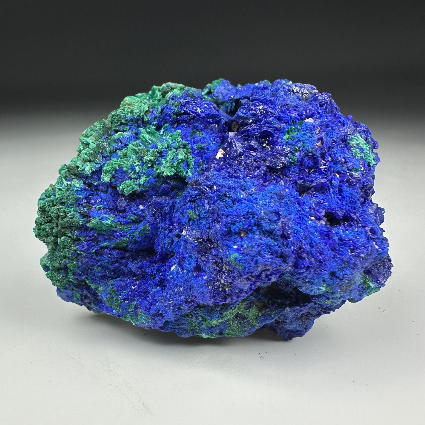 Azurite with Malachite