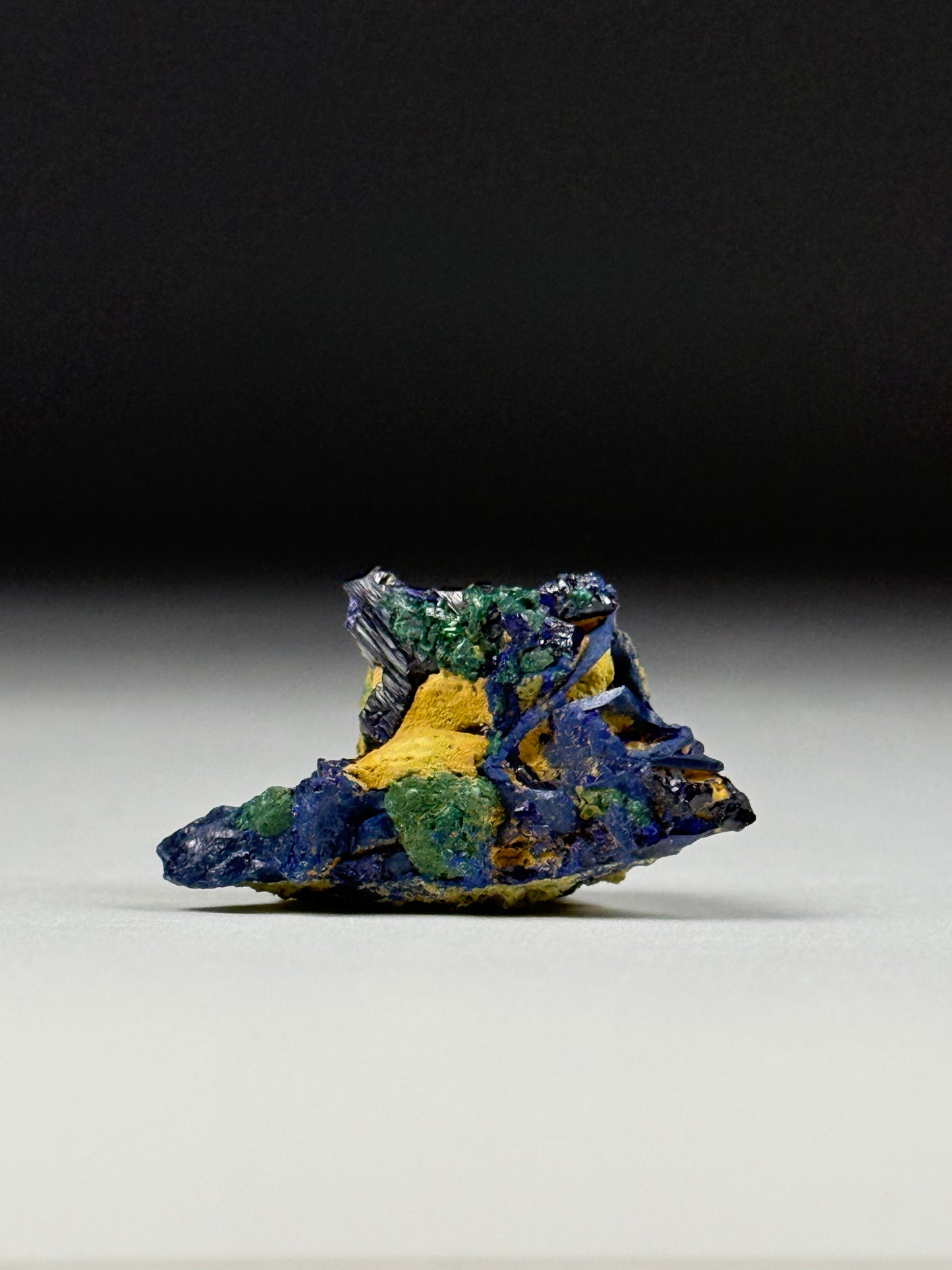 Azurite w/Malachite
