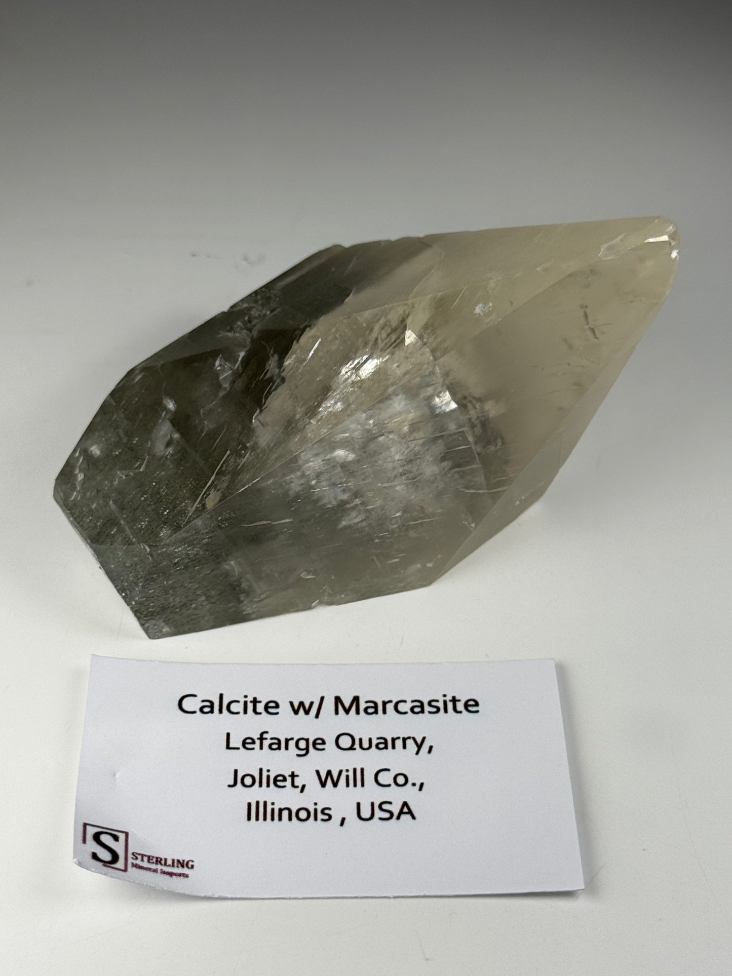 Calcite w/Marcasite