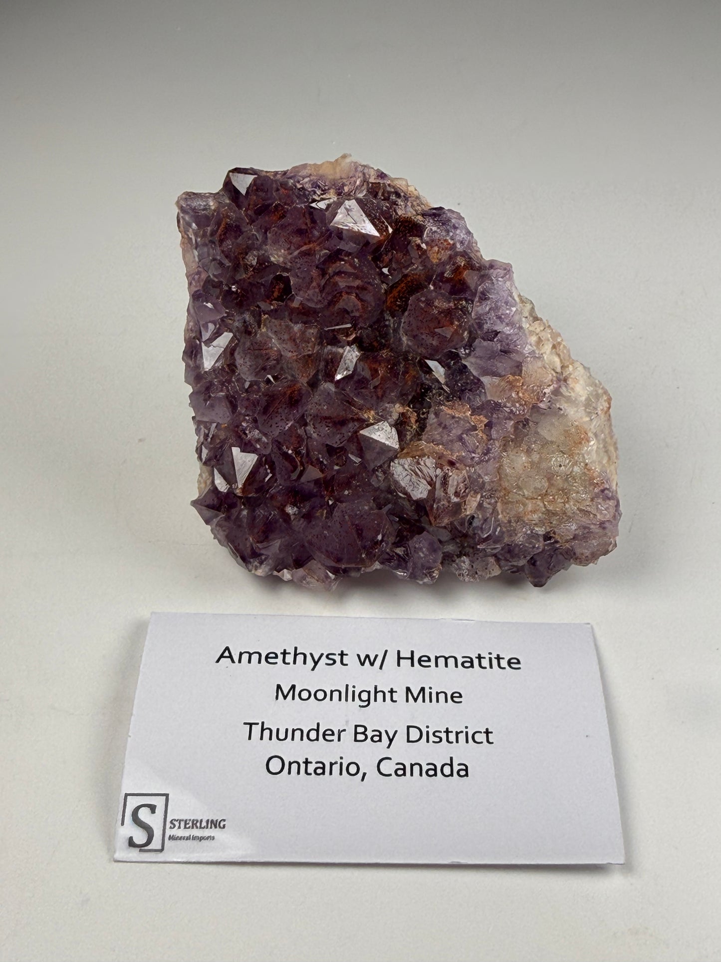 Amethyst w/Hematite