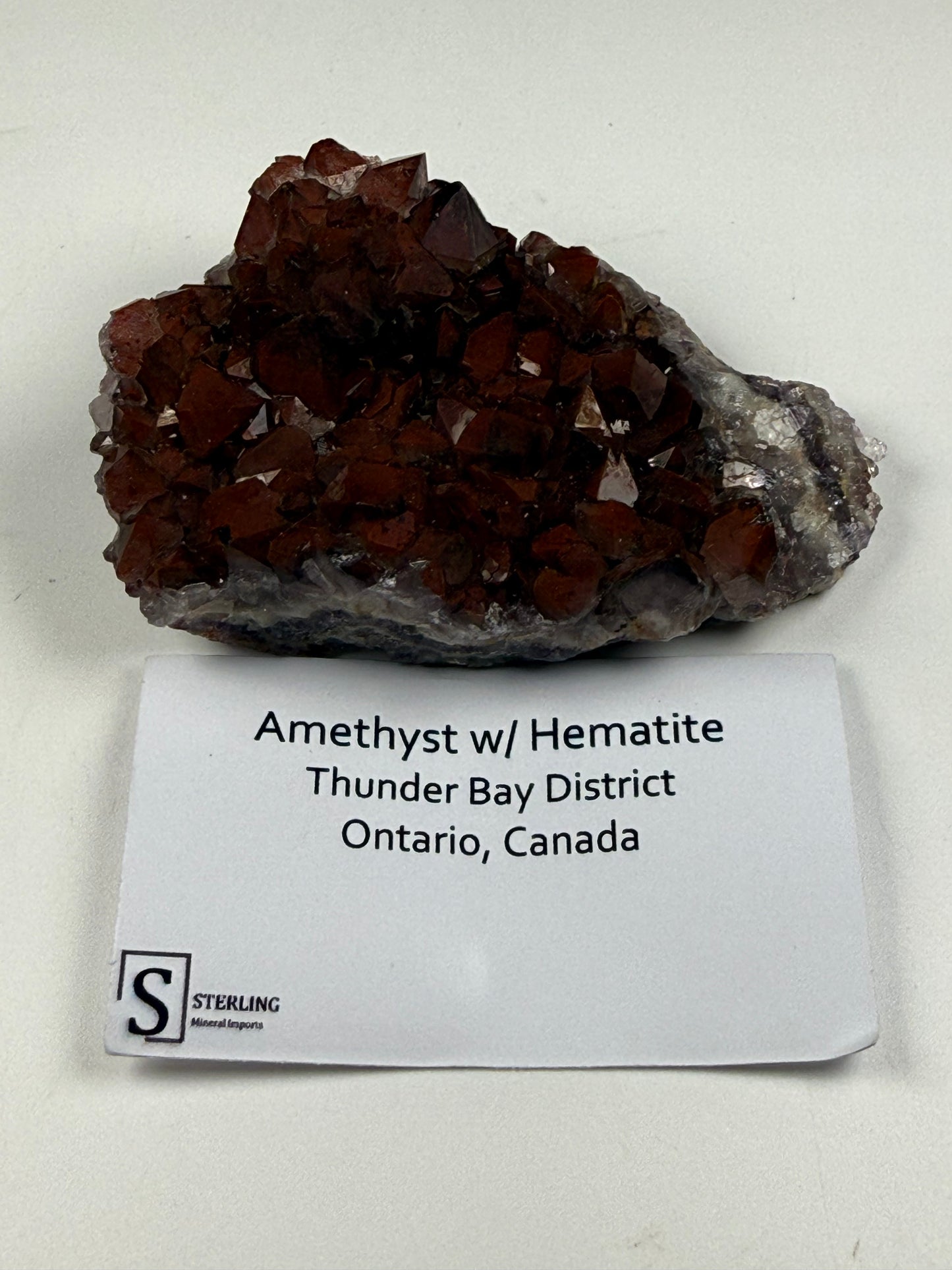 Amethyst w/ Hematite