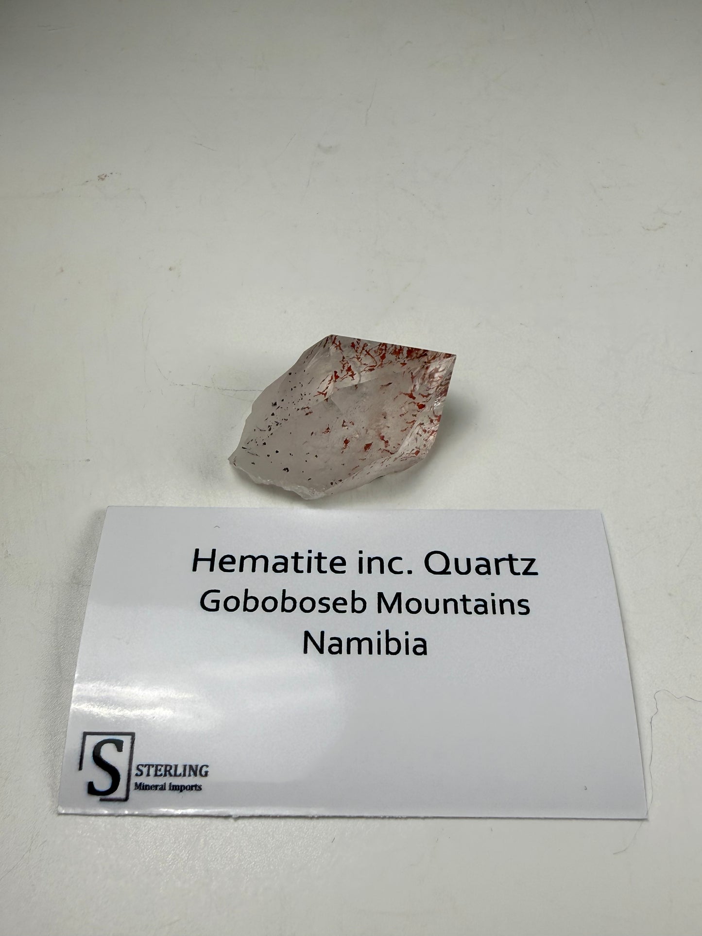 Hematite inc. Quartz