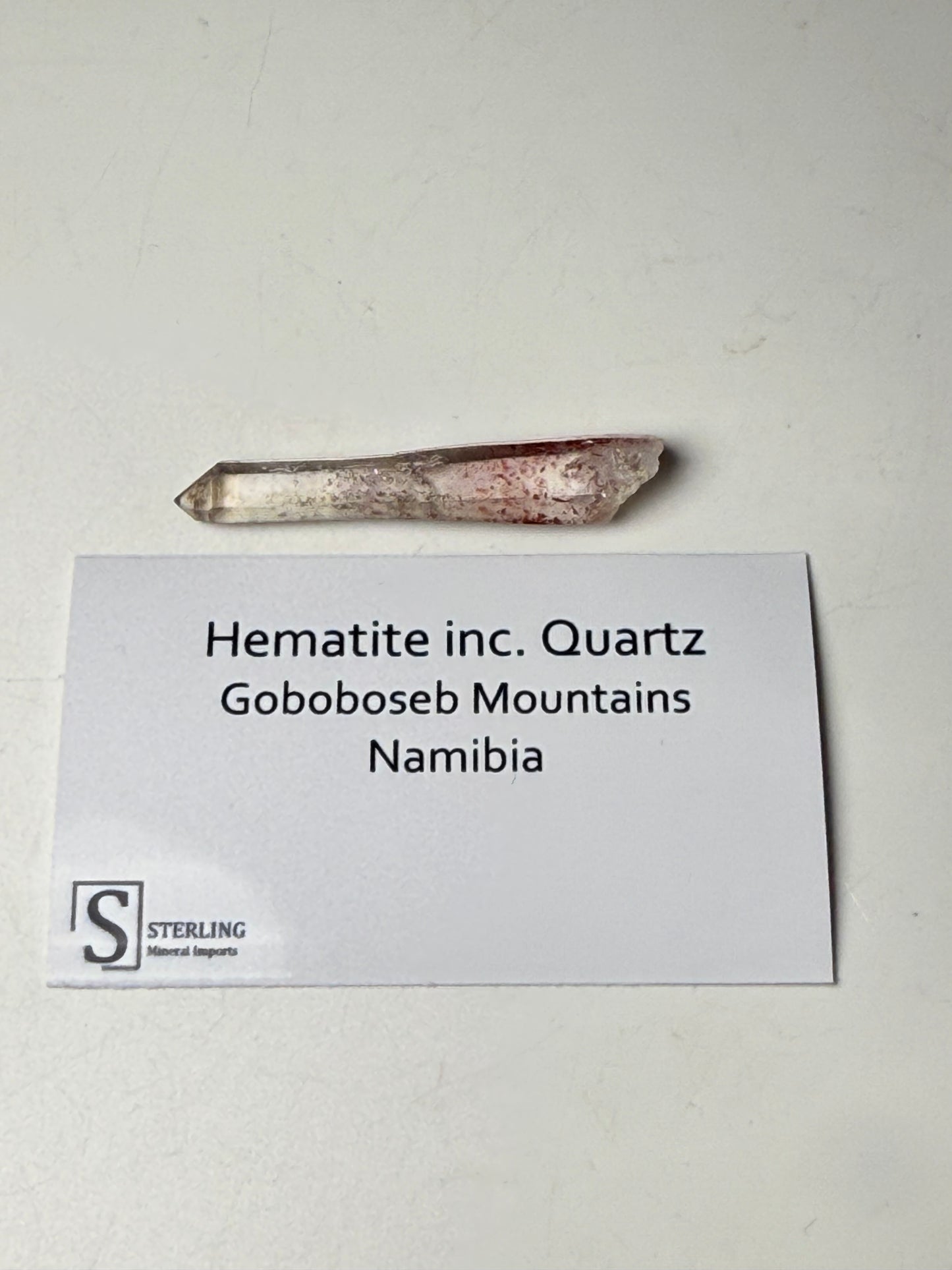 Hematite inc. Quartz