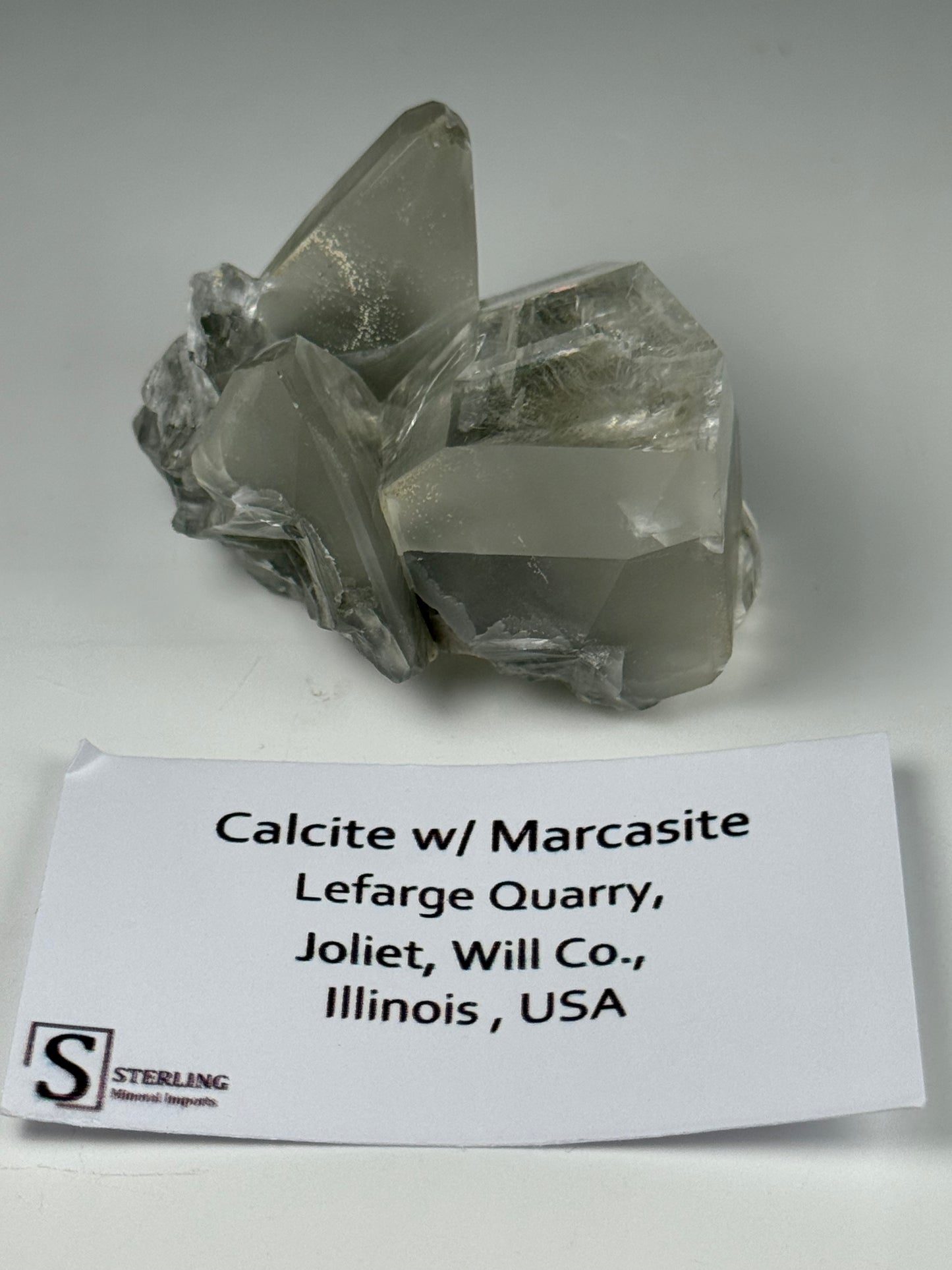 Calcite w/Marcasite