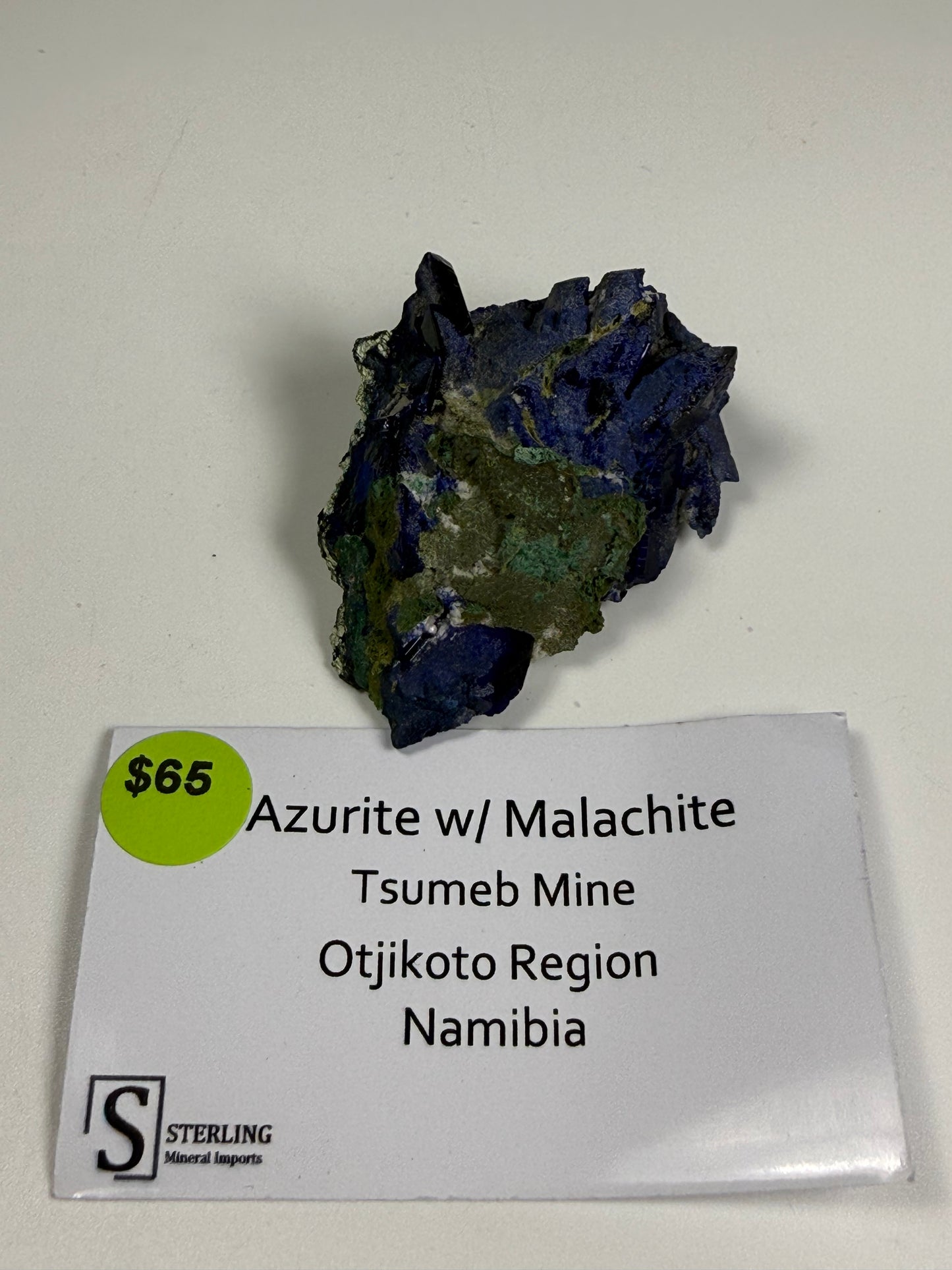Azurite w/ Malachite