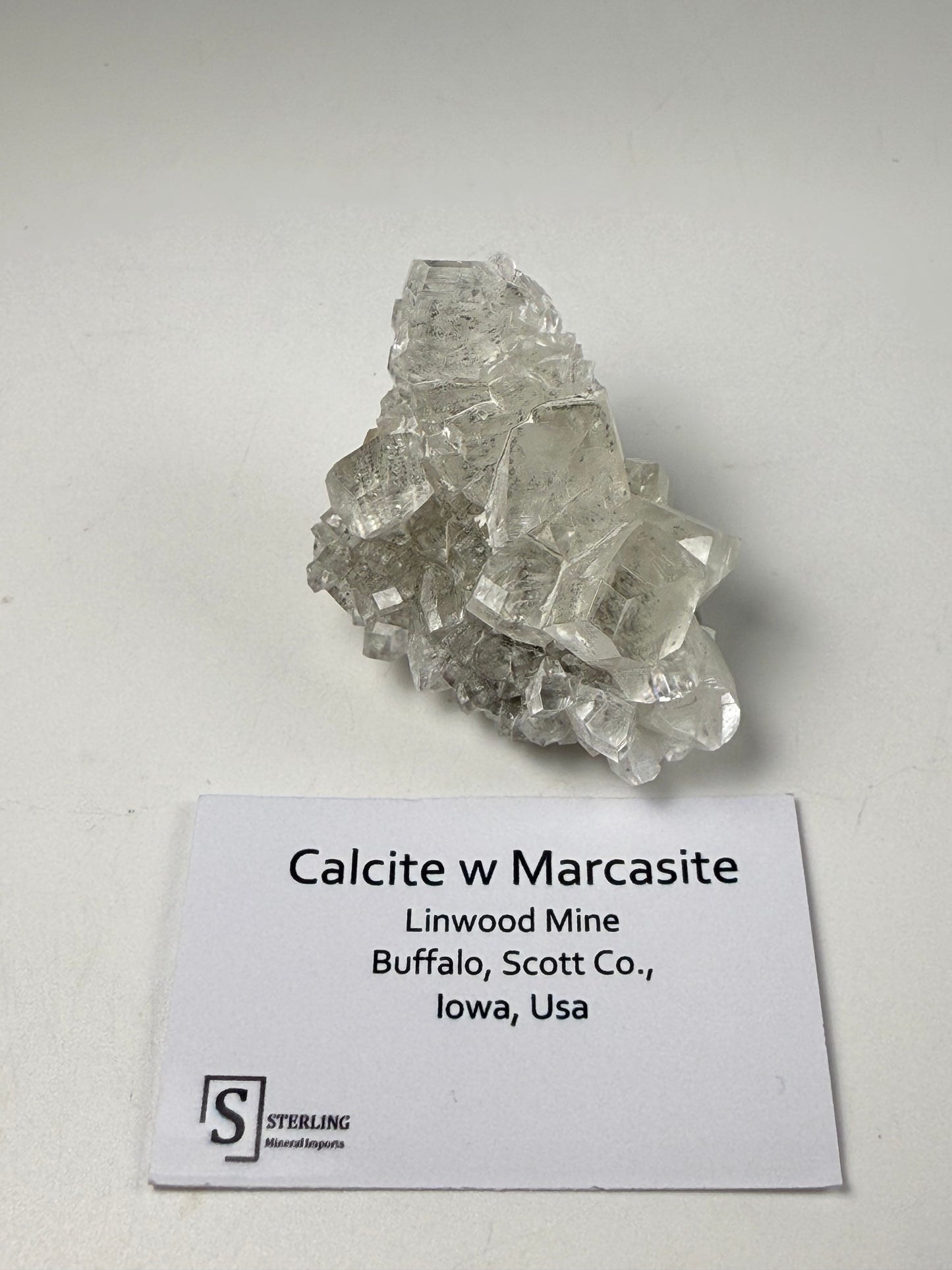 Calcite w/Marcasite