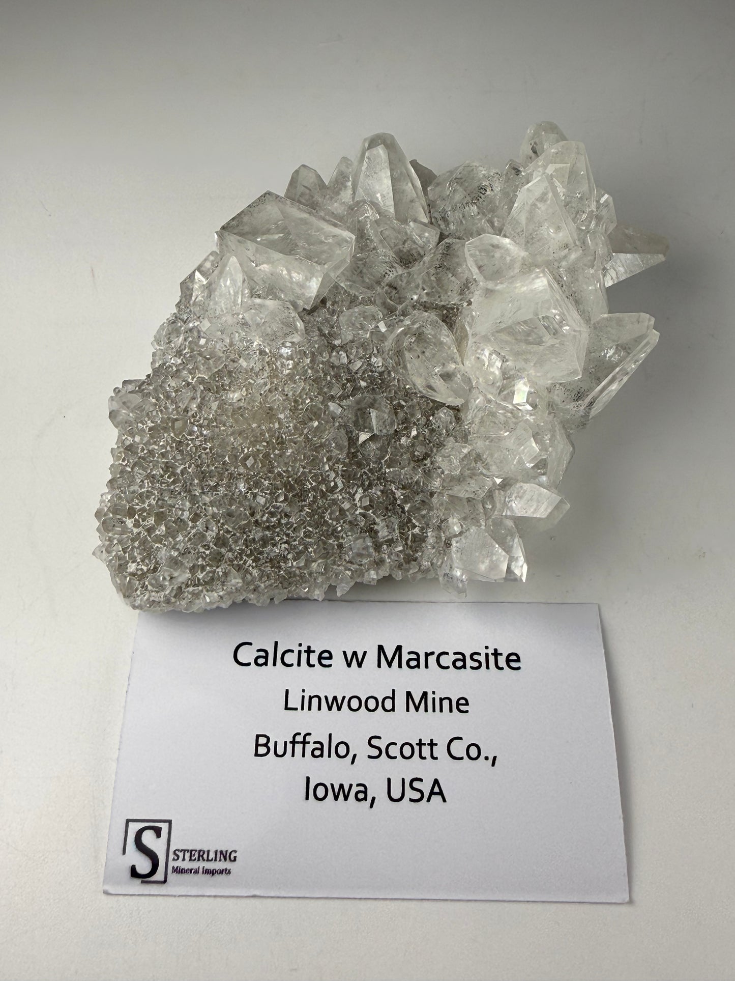 Calcite w/Marcasite