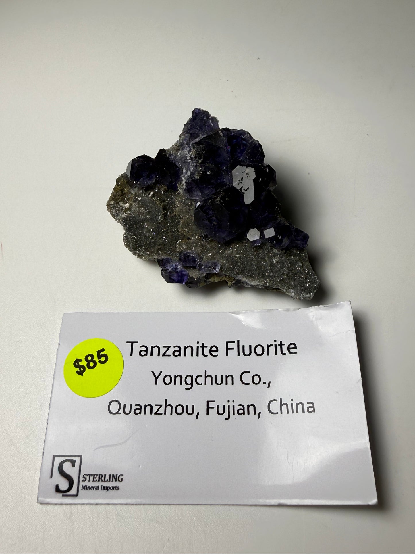 Tanzanite Fluorite