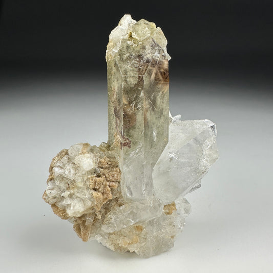 Quartz w/ rutile and chlorite