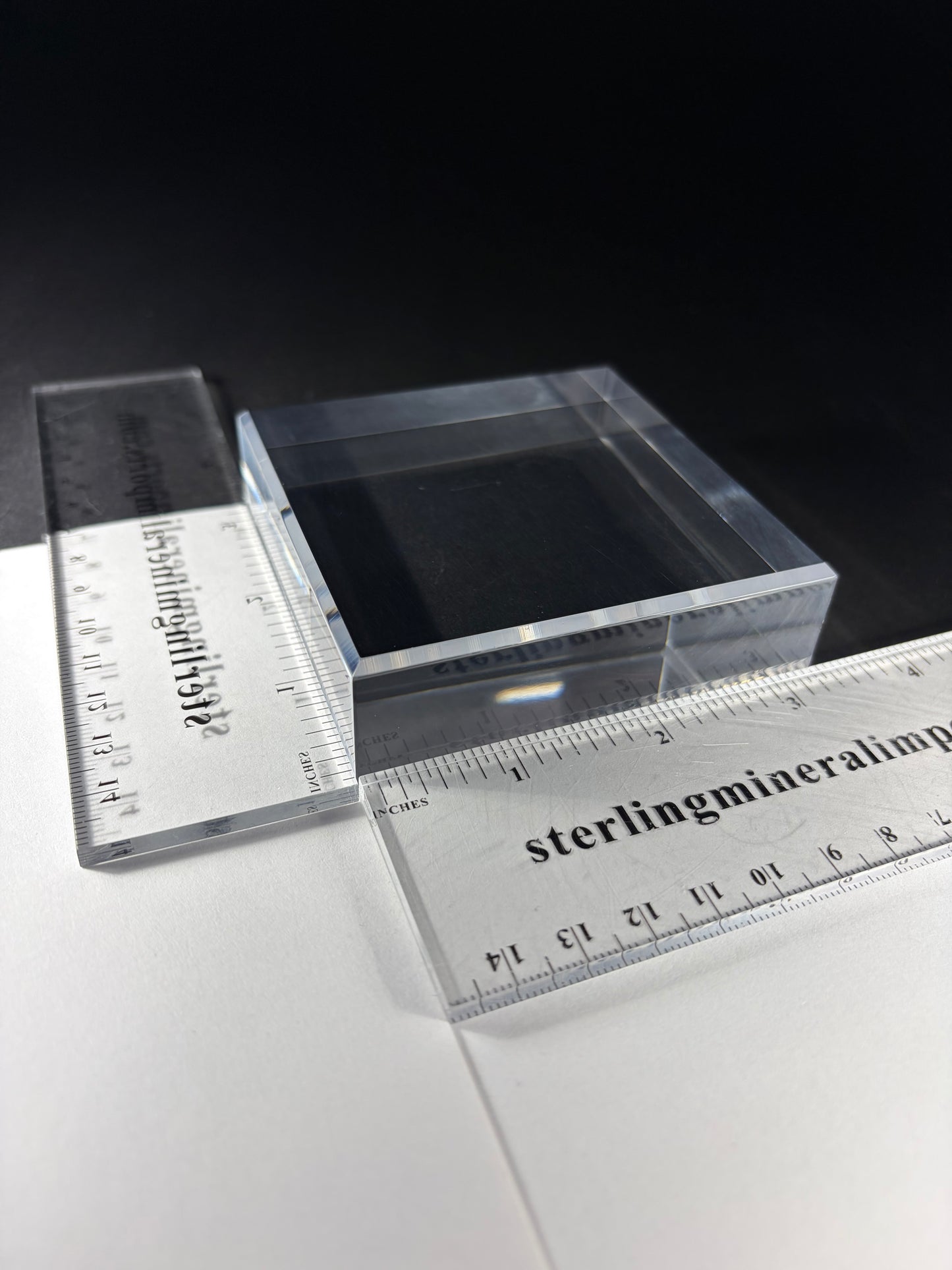 3.25x3.25x1 Acrylic Block