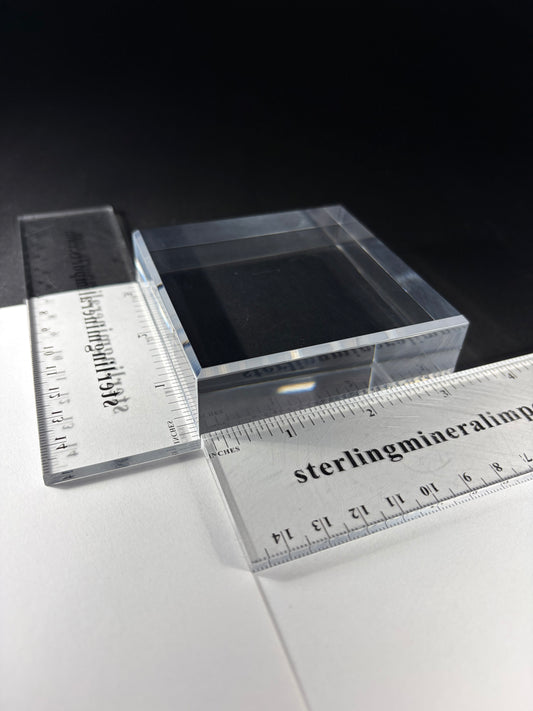 3.25x3.25x1 Acrylic Block