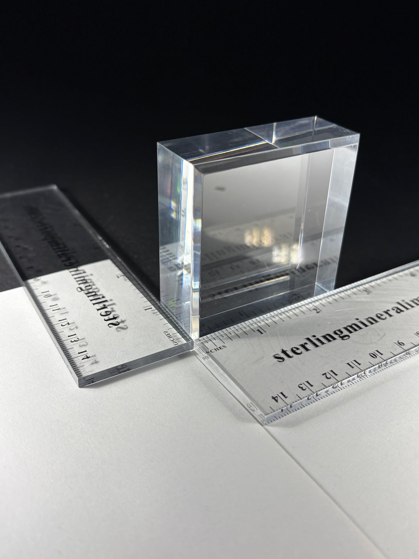 2.5x2.5x1 Acrylic Block