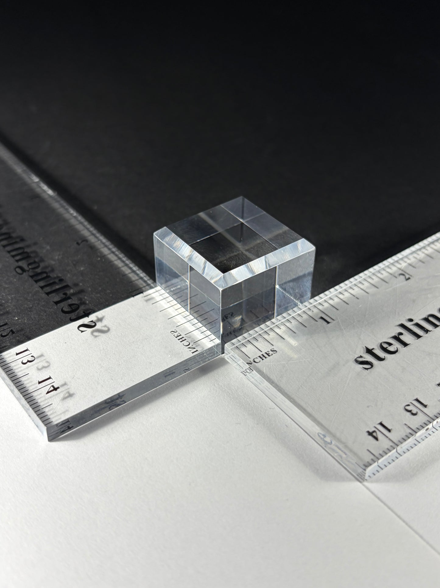 1x1x0.75 Acrylic Block
