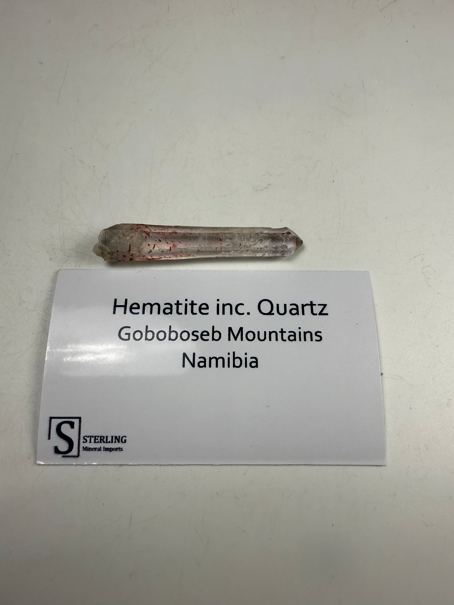 Hematite inc. Quartz
