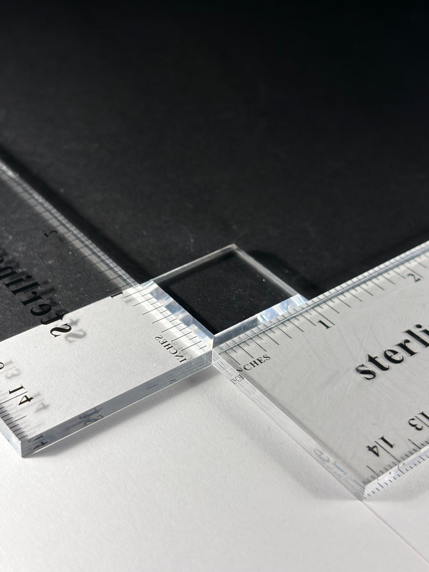 1x1x0.25 Acrylic Block