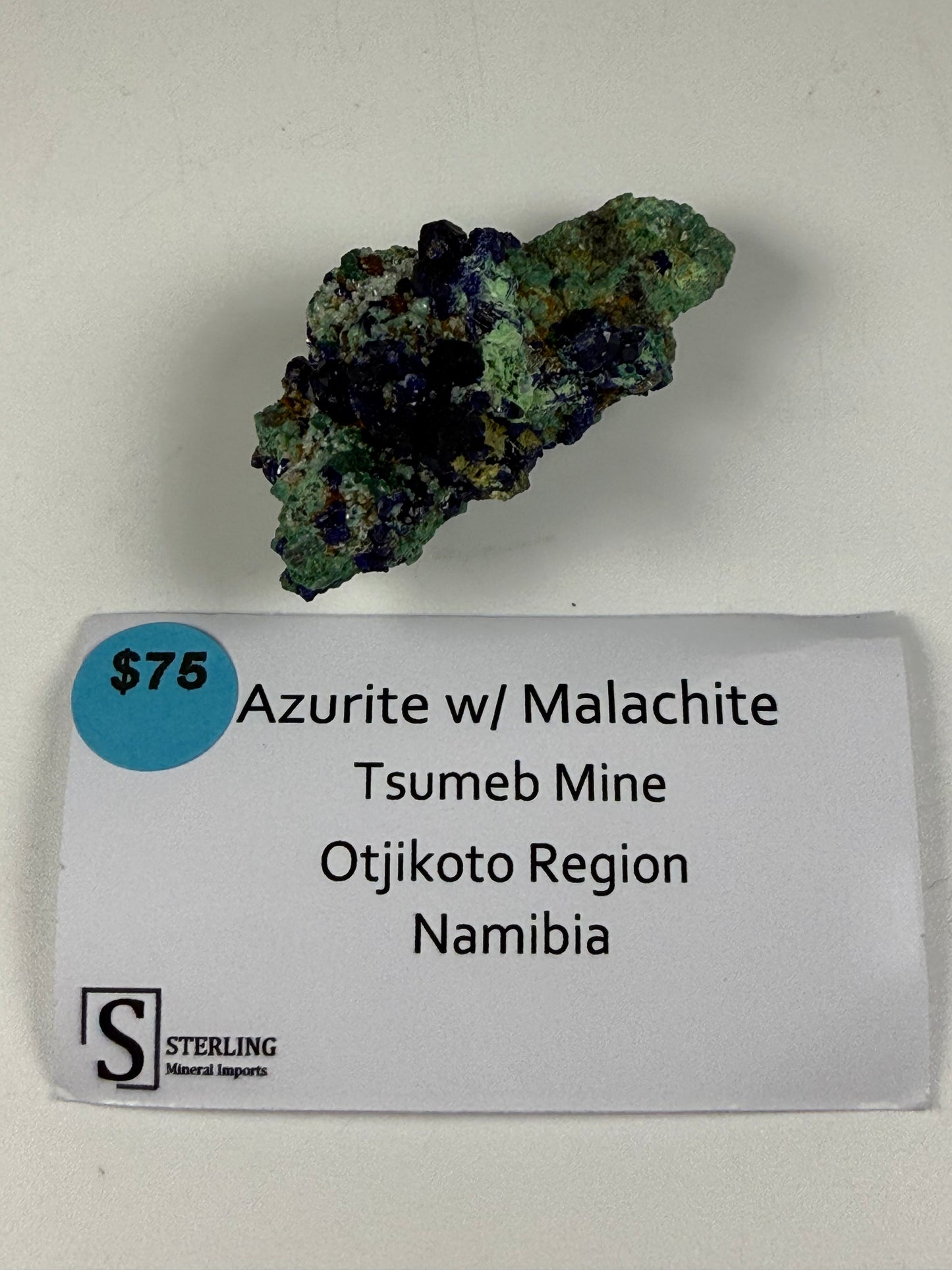 Azurite w/ Malachite