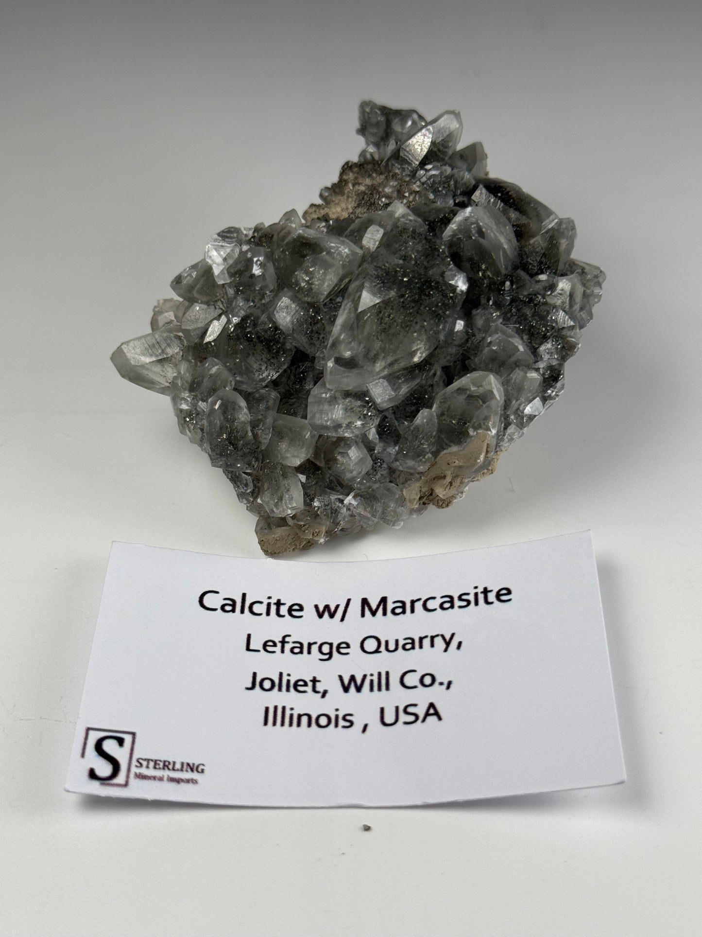 Calcite w/Marcasite
