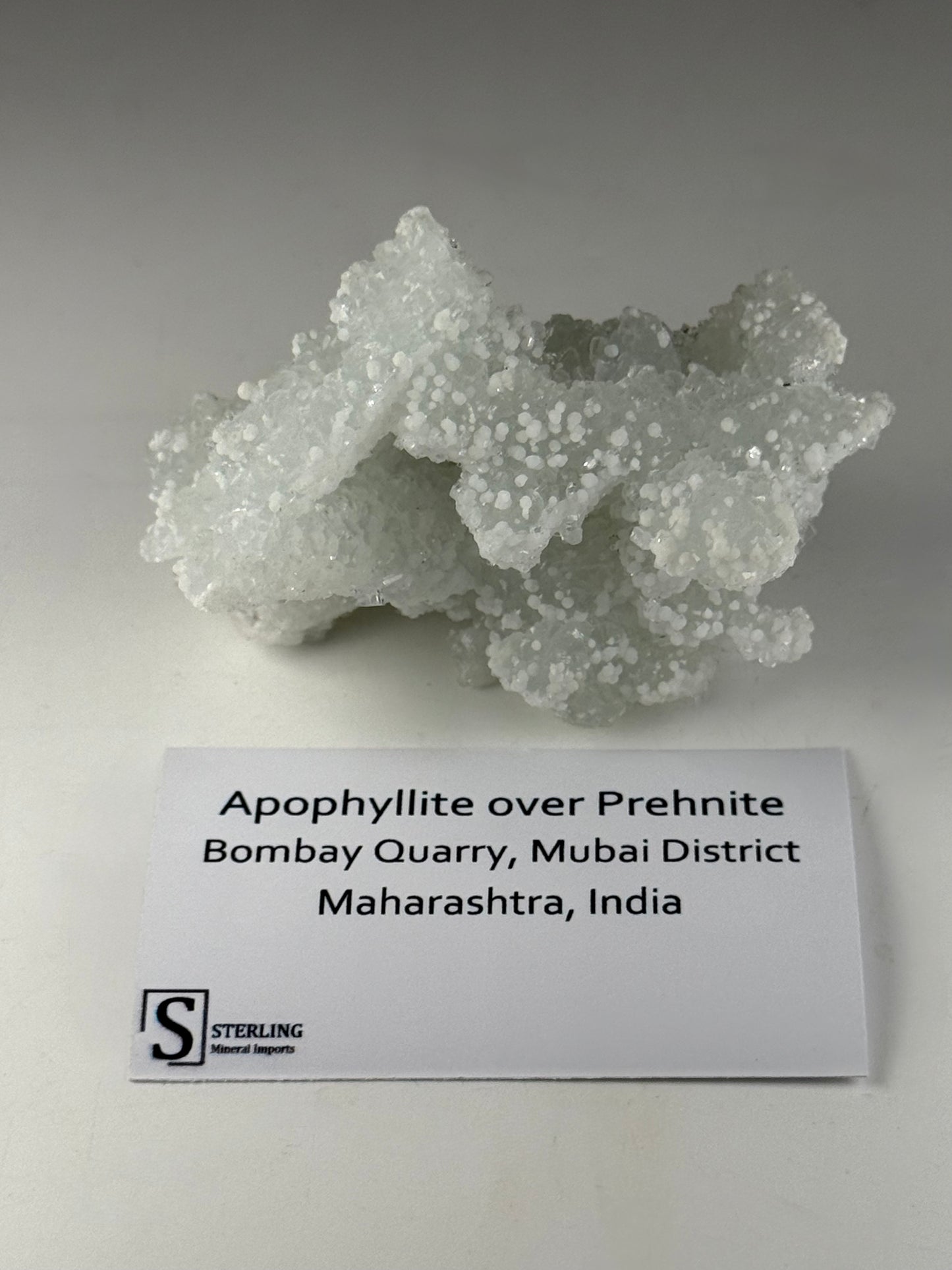 Apophyllite over Prehnite