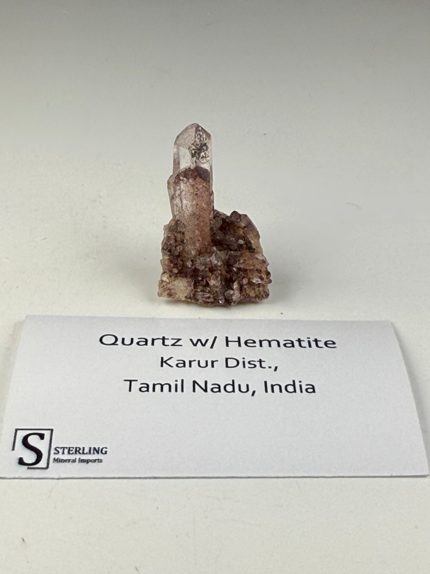 Quartz w/ Hematite