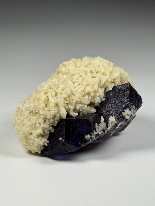 Fluorite on Sphalerite w/Barite