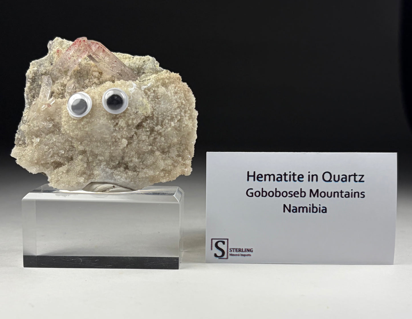 Hematite in Quartz
