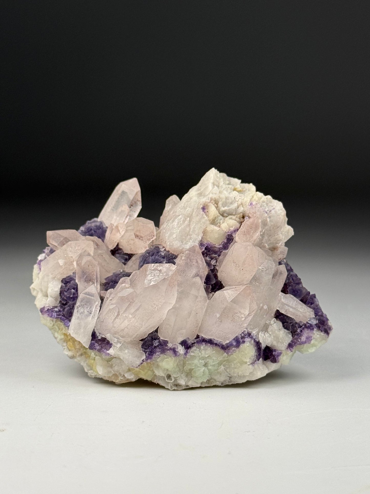 Fluorite on Quartz