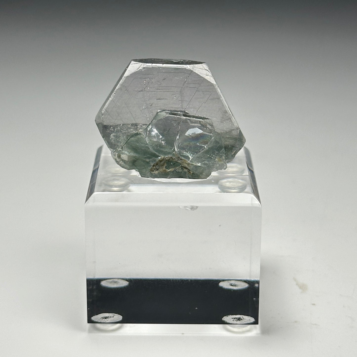 Byssolite included Fluorapatite