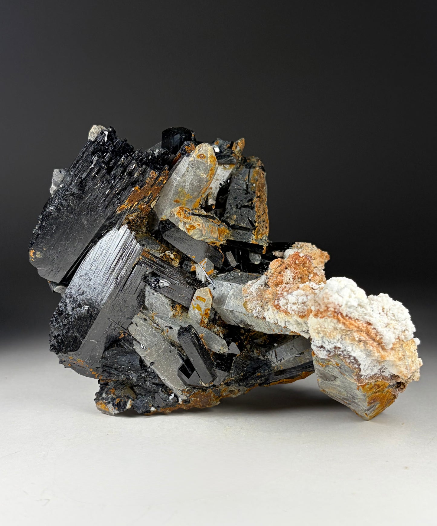 Black Tourmaline w/ Quartz